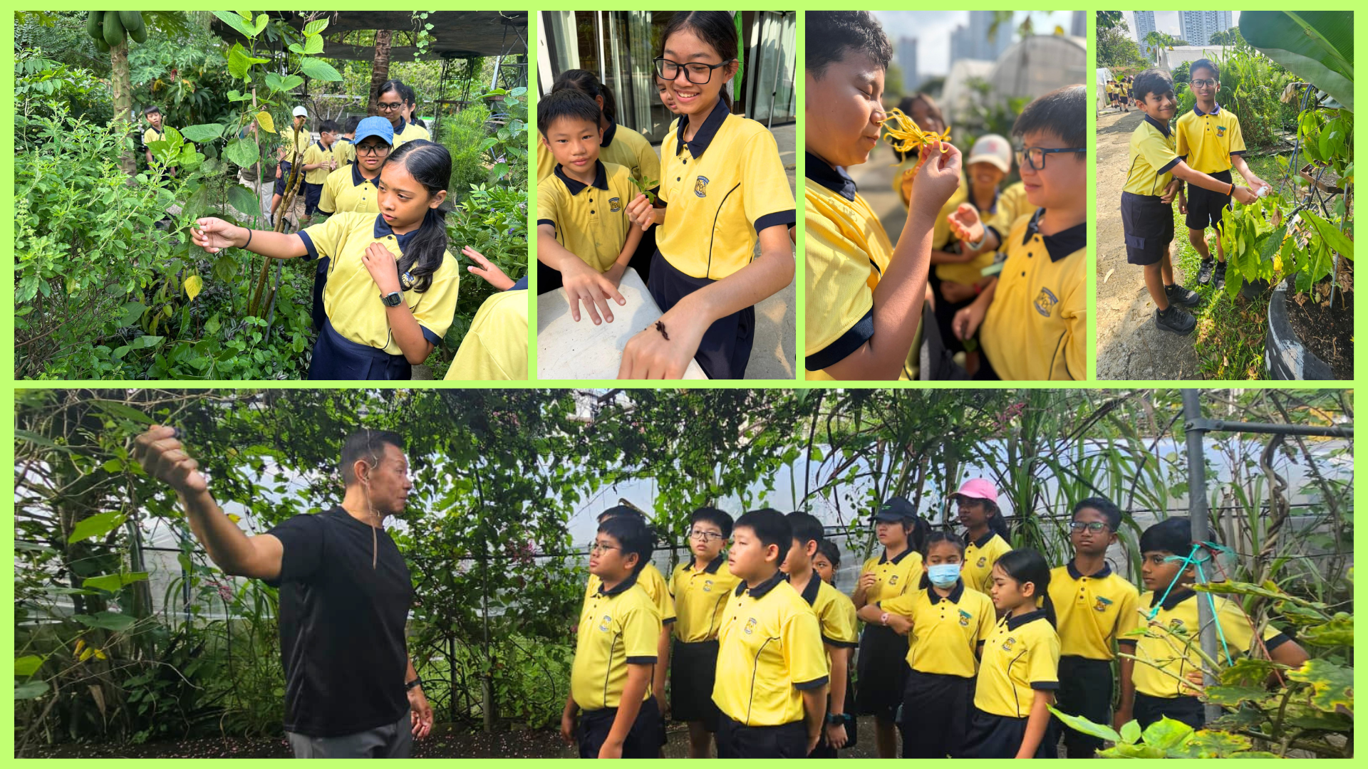 P5 students 2026 on a school trip at City Sprouts@Henderson